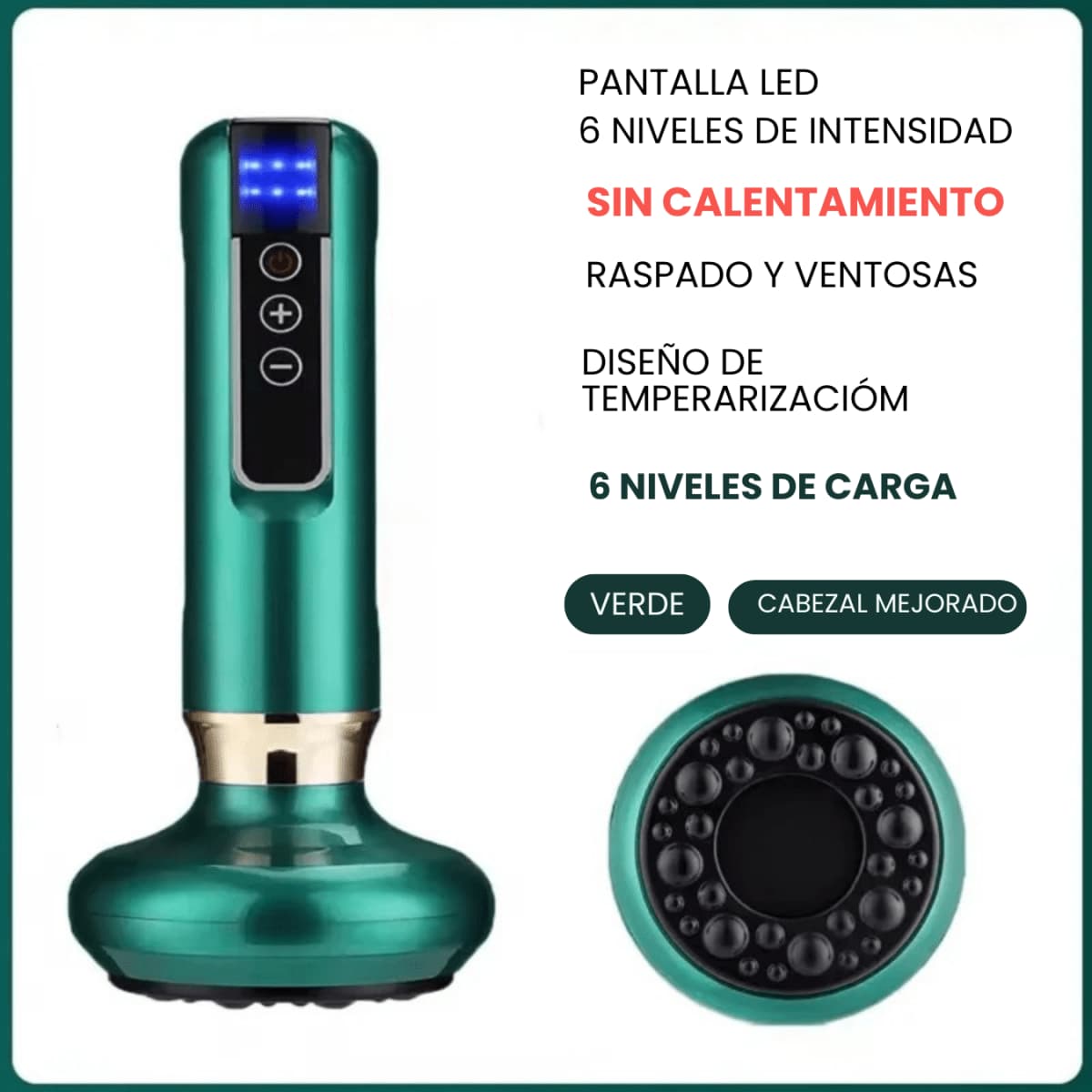 LuxeRoll aplicado en abdomen para reducir celulitis