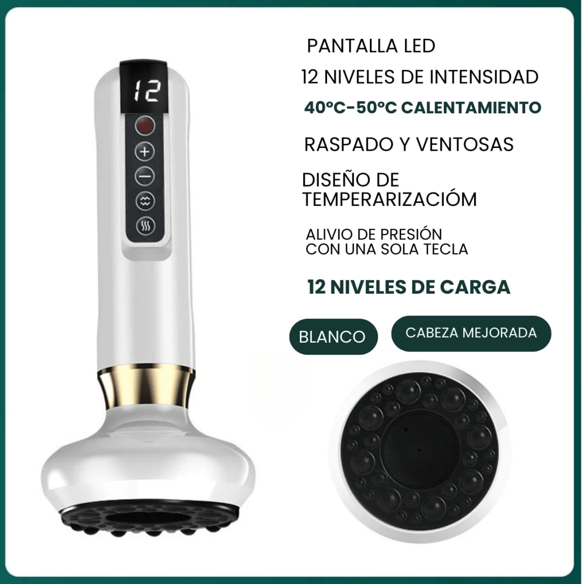 Certificados y garantía del masajeador LuxeRoll