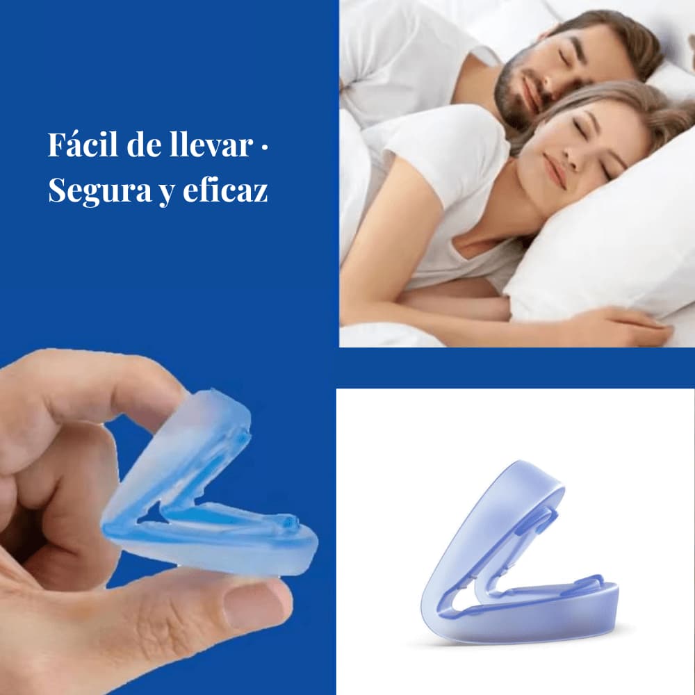 Antes después boquilla Adiós Ronquidos sin ronquidos