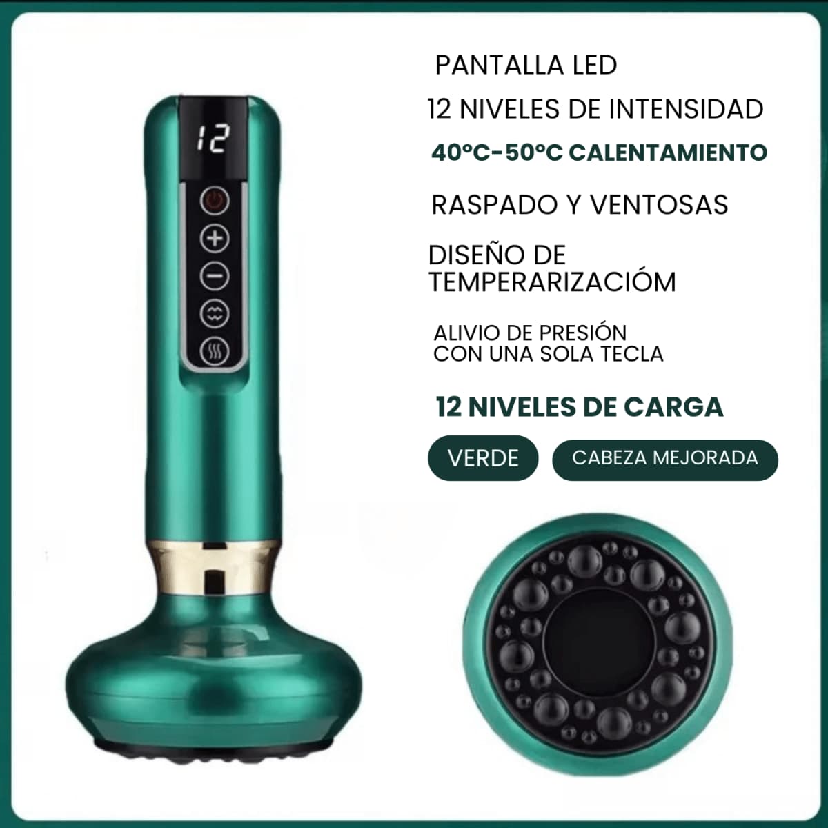 LuxeRoll dispositivo completo con todos accesorios