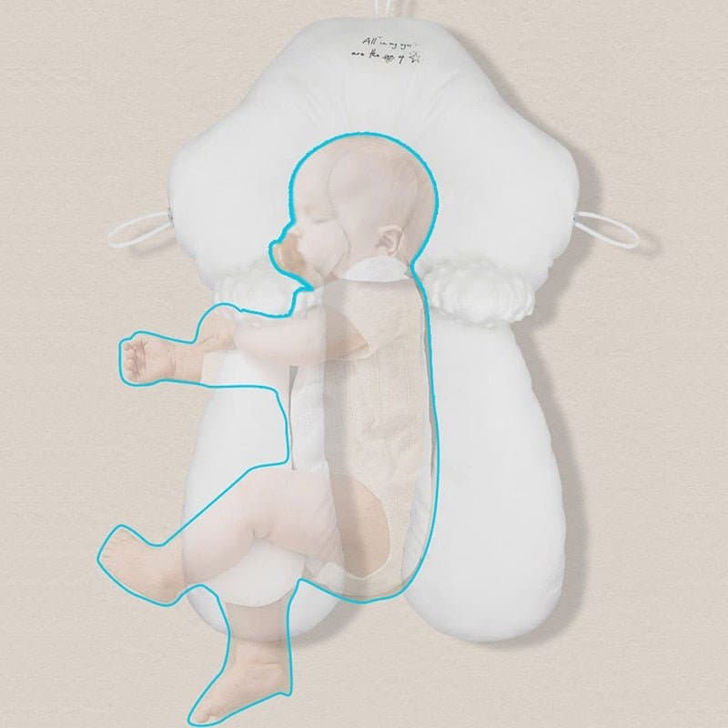 Protección síndrome cabeza plana almohada anatómica